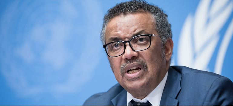 المدير العام لمنظمة الصحة العالمية، تيدروس أدهانوم غيبريسوس