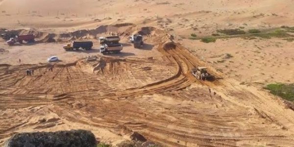 مشروع جرف رمال البحر بالعرائش