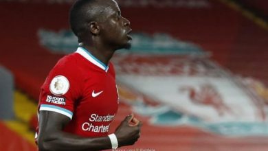 إصابة مانيه نجم ليفربول بفيروس كورونا