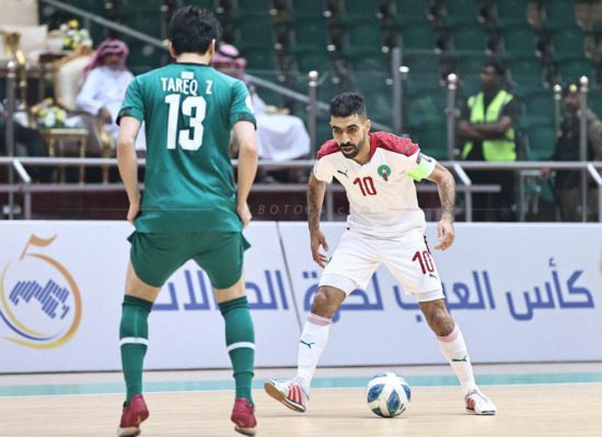 المنتخب المغربي يتوج للمرة الثانية تواليا بلقب بطولة كأس العرب لكرة قدم الصالات-- | MCG24 | موقع إلكتروني مغربي شامل متجدد على مدار الساعة المنتخب المغربي يتوج للمرة الثانية تواليا بلقب بطولة كأس العرب لكرة قدم الصالات