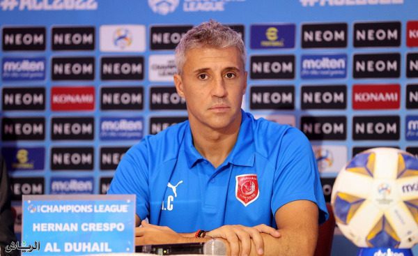 الدحيل القطري ينفصل بالتراضي عن المدرب الأرجنتيني هيرنان كريسبو المدرب الأرجنتيني هيرنان كريسبو