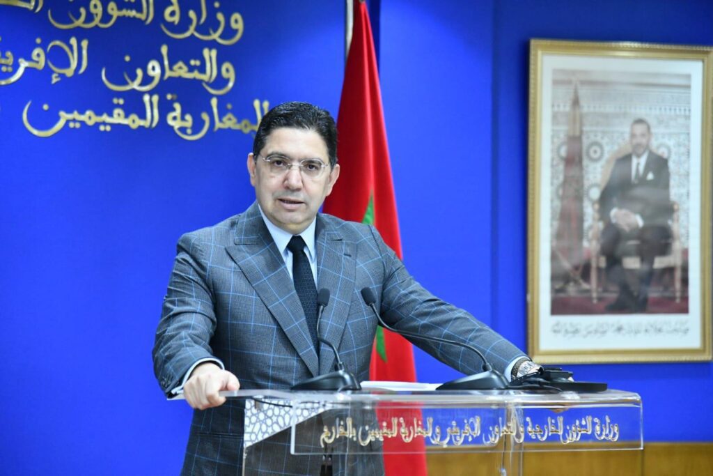 وزير الخارجية المغربية ناصر بوريطة