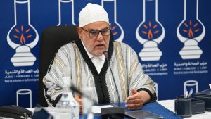 عبد الإله بنكيران الأمين العام للعدالة والتنمية