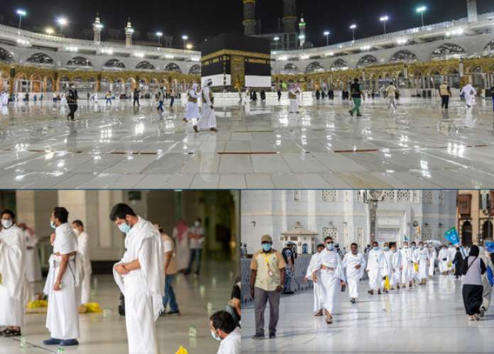 حجاج بيت الله الحرام يبدؤون أول مناسك الحج | MCG24 | موقع إلكتروني مغربي شامل متجدد على مدار الساعة حجاج بيت الله الحرام يبدؤون أول مناسك الحج