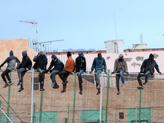 أكثر من 230 مهاجرا دخلوا جيب مليلية المحتل