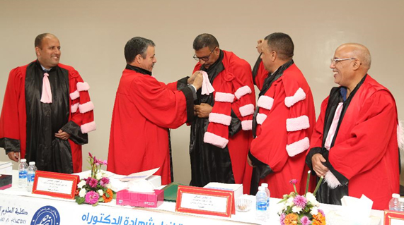 مناقشة أطروحة جامعية بكلية العلوم القانونية والاقتصادية والاجتماعية بأكادير