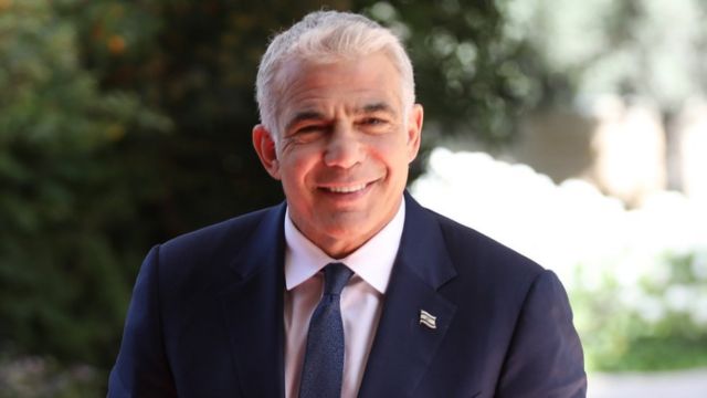 وزير الخارجية الإسرائيلي، يائير لابيد