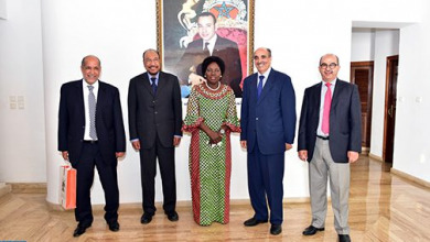 ملف الصحراء المغربية في صلب مباحثات رئيس المجلس الملكي الاستشاري للشؤون الصحراوية مع وفد برلماني من الكونغو الديمقراطية