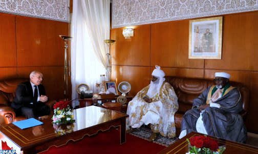 الرباط .. السيد أحمد التوفيق يستقبل الخليفة العام للطريقة التيجانية بجمهورية نيجيريا الاتحادية | MCG24 | موقع إلكتروني مغربي شامل متجدد على مدار الساعة الرباط .. السيد أحمد التوفيق يستقبل الخليفة العام للطريقة التيجانية بجمهورية نيجيريا الاتحادية
