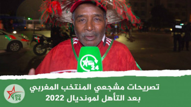 تصريحات مشجعي المنتخب المغربي بعد التأهل لمونديال 2022