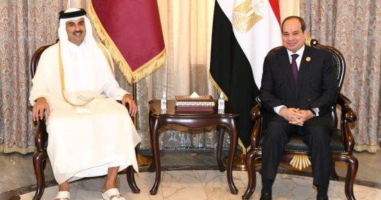 الرئيس المصري وأمير قطر يبحثان بالقاهرة تعزيز آليات التعاون الثنائي وتطورات الأوضاع الإقليمية