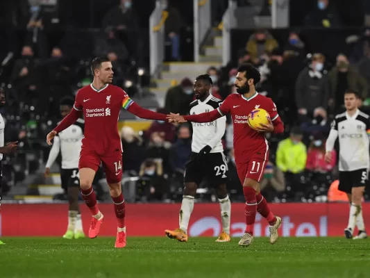 ليفربول يتعادل مع مضيفه فولهام | MCG24 | موقع إلكتروني مغربي شامل متجدد على مدار الساعة ليفربول يتعادل مع مضيفه فولهام