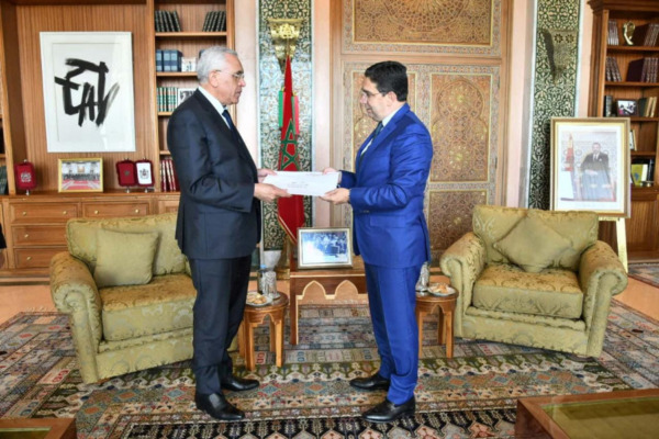 بوريطة يستقبل وزير العدل الجزائري | MCG24 | موقع إلكتروني مغربي شامل متجدد على مدار الساعة بوريطة يستقبل وزير العدل الجزائري