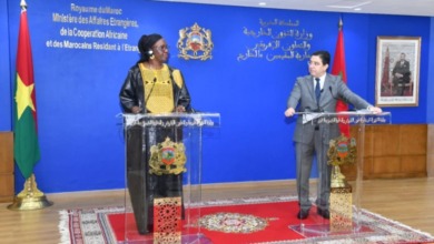 Point de presse conjoint entre M. Nasser Bourita et son homologue du Burkina Faso.