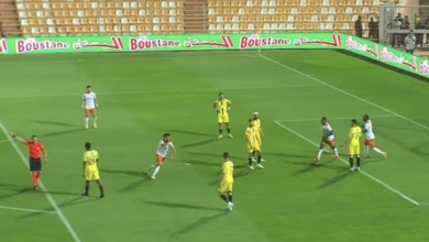 نهضة بركان يتعادل مع ضيفه المغرب الفاسي