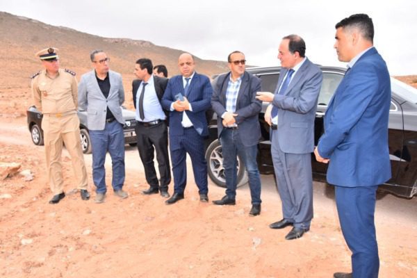 تيزنيت .. زيارة تفقدية لأشغال طريق شاطئ ثلاث نبوعزة