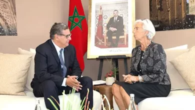 . أخنوش يتباحث مع رئيسة البنك المركزي الأوروبي