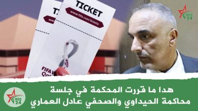 هدا ما قررت المحكمة في جلسة محاكمة الحيداوي والصحفي عادل العماري