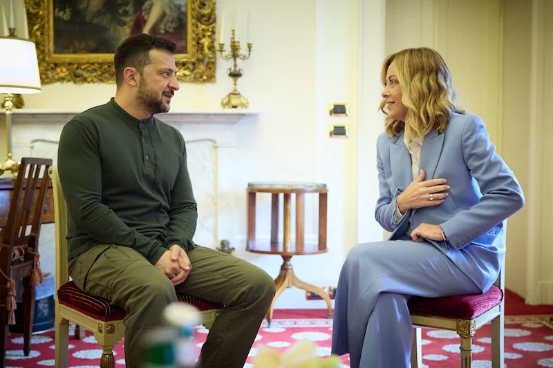 Volodymyr-Zelensky-Giorgia-Meloni | MCG24 | موقع إلكتروني مغربي شامل متجدد على مدار الساعة