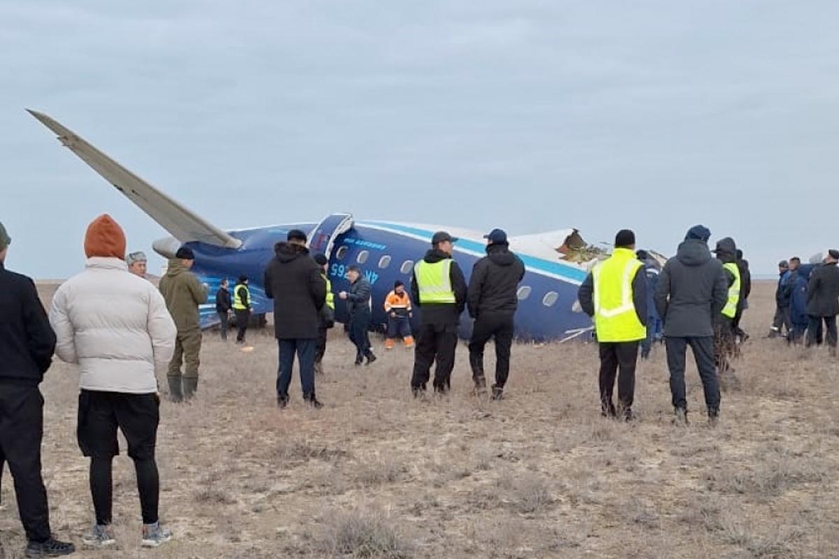 تحطم طائرة ركاب أذربيجانية في كازاخستان