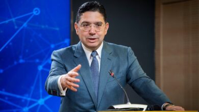 A-Bruxelles-Nasser-Bourita-appelle-a-une-alliance-strategique-euro-mediterraneenne (1) | MCG24 | موقع إلكتروني مغربي شامل متجدد على مدار الساعة ناصر بوريطة يتحدث عن تدخل الملك محمد السادس في حسم قرار مجلس الأمن بشأن الصحراء المغربية خلال مقابلة تلفزيونية.