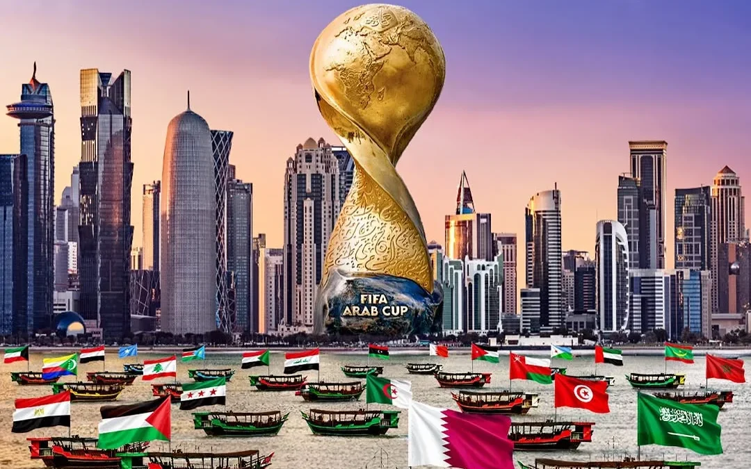 استاد لوسيل في قطر يستضيف مباريات كأس العرب 2025