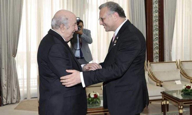 مسعد بولس وعبد المجيد تبون