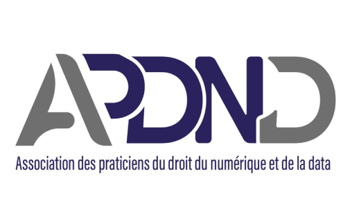 APDN logo: Association des praticiens du droit du numérique et de la data, with the acronym APDN above the full name in French.