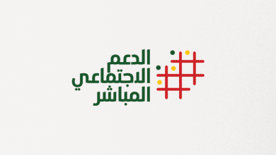 Asdma-1 | MCG24 | موقع إلكتروني مغربي شامل متجدد على مدار الساعة Logo for Direct Social Support (الدعم الاجتماعي المباشر) with green Arabic text and a red grid-like network icon with yellow dots on the right.