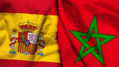 moroco-Recovered-730x438-1 | MCG24 | موقع إلكتروني مغربي شامل متجدد على مدار الساعة Two flags side by side: Spain (red-yellow-red with coat of arms) and Morocco (red with a green pentagram).