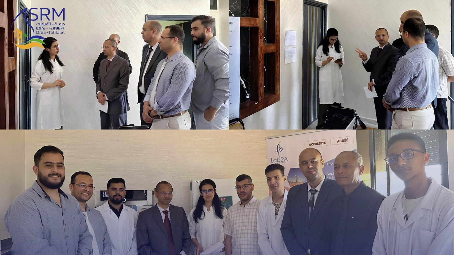 nouvelle minyatour MCG24 | MCG24 | موقع إلكتروني مغربي شامل متجدد على مدار الساعة Collage of professionals in lab coats and suits posing in a medical facility; ASRM logo visible on the wall.