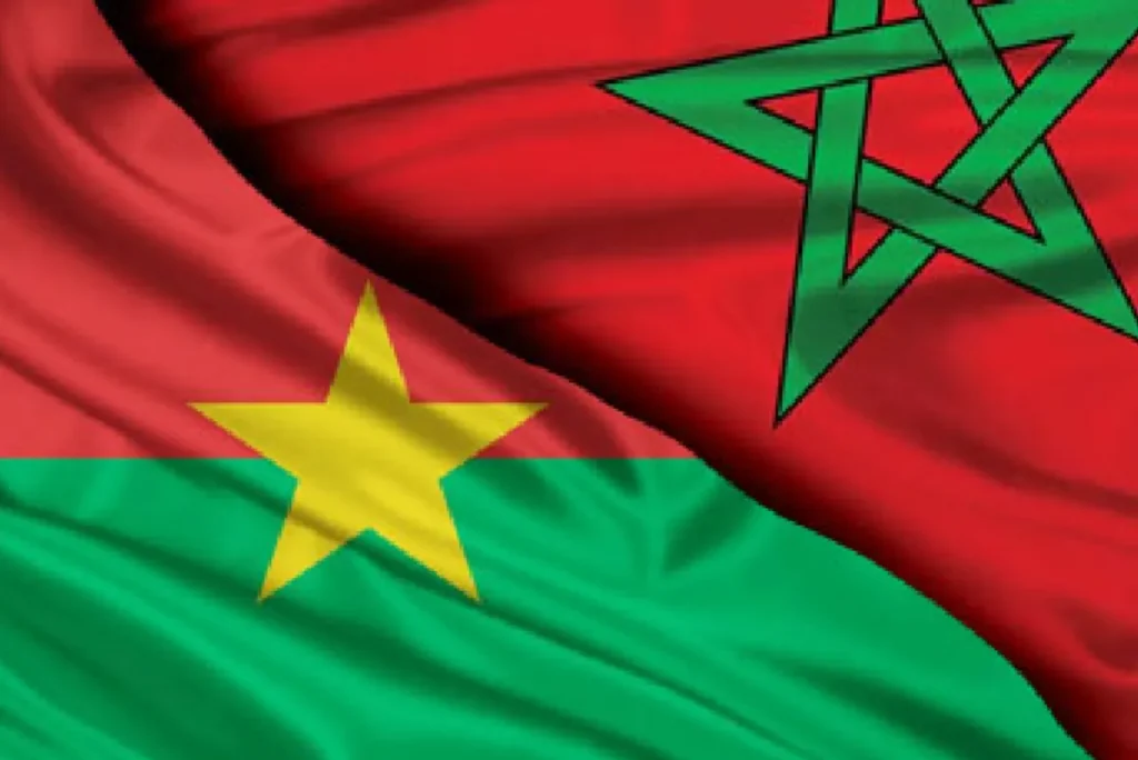 المغرب-وبوركينا-فاسو | MCG24 | موقع إلكتروني مغربي شامل متجدد على مدار الساعة Composite image showing an overlay of Senegal and Morocco flags: green field with a yellow star and a red field with a green pentagram.
