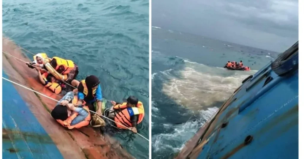 قتيل وأكثر من 100 ناجٍ إثر غرق عبّارة بين جزيرتي جاوة وبورنيو في إندونيسيا