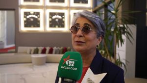 نوال المتوكل خلال أشغال الجمعية العمومية للاتحاد الإفريقي لكرة الطاولة بمدينة